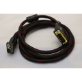 5ft DVI 24+1 to 15pin VGA M/M Cable For DVD LCD HDTV PC 1080P